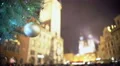 Crowded city square on Christmas Eve, people enjoying winter holidays atmosphere 4k or 4k+ Resolution