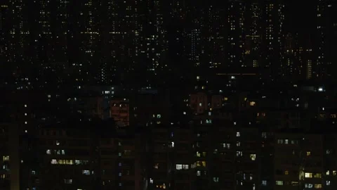 Crowded cityscape of Hong Kong Stock Footage 295924406