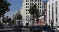 Crowded Hollywood Highland Avenue Ripley's Believe It Or Not Museums Car Traffic HD Footage