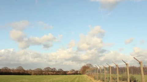 Crowded Motorways and Crowded Clouds Video stock 10772190