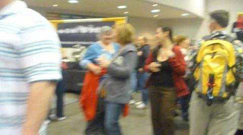 Crowded with People Stock Footage 695801