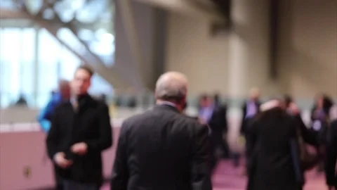 Crowded population and crowds of people walking past each other in slow motion Stock-Footage 73754129