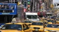 Crowded Road Car Traffic Jam Congestion Times Square Busy Street Avenue Commuter HD Footage
