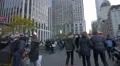 Crowded sidewalk near the Apple Store in New York City 4k or 4k+ Resolution