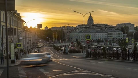 A crowded square in the city center on a weekend evening Stock Footage 137920779