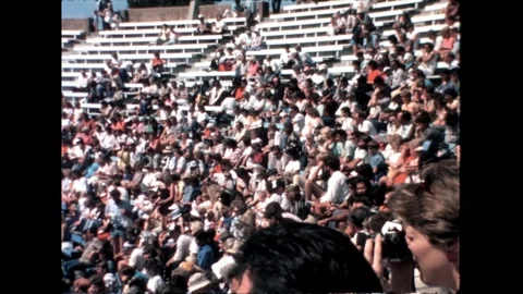 Crowded Stadium Audience Stock Footage 276290328