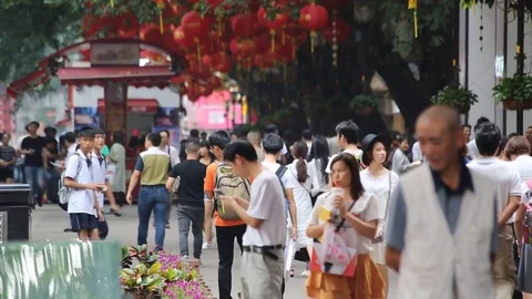 Crowded Street People China Stock Footage ~ Royalty Free Stock Videos ...