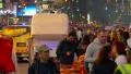 Crowded street at night, Times Square, New York City 4k or 4k+ Resolution