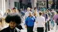 Crowded street, people going at work NYC 4k or 4k+ Resolution