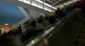 Crowded WTC escalator in New York City 4k or 4k+ Resolution