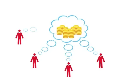 Crowdfunding Stock Footage 85606828