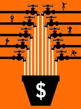 Crowdfunding Stock Illustration