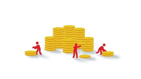 Crowdfunding or group financing Stock Footage 82385739