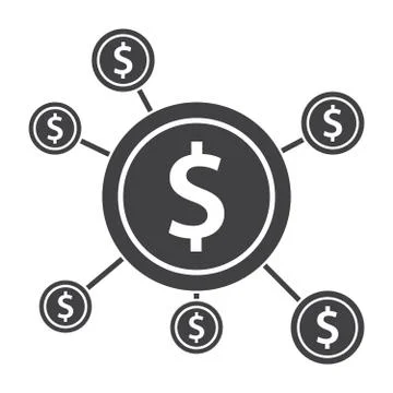 Crowdfunding Vector Icon Stock Illustration