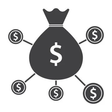 Crowdfunding Vector Icon Stock Illustration