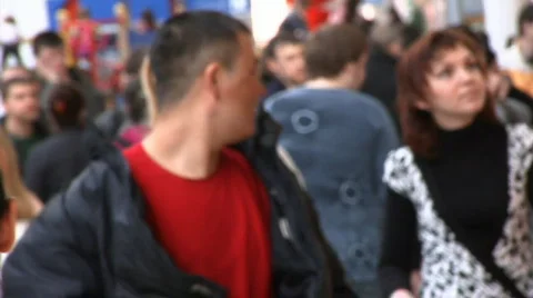 Crowds 02 Stock Footage 680818