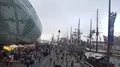 Crowds at Bremerhaven Sail city harbor event Germany 4k or 4k+ Resolution