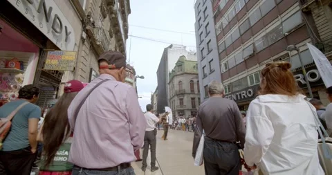 Crowds in Centro Historico, CDMX Stock Footage 250274983
