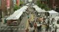 Crowds of People at an Art Fair Time Lapse HD Footage