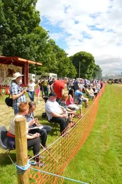 Crowds at a Steam Fair  Stock Photos