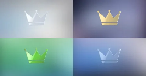 Crown 3d Icon Stock Footage 66781678