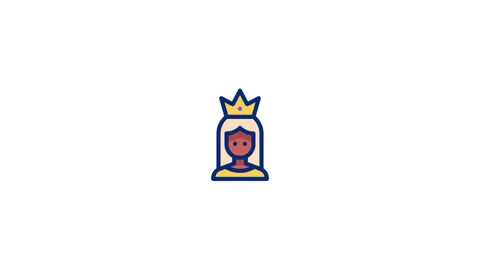 Crown Animated Icon Stock Footage 320200916