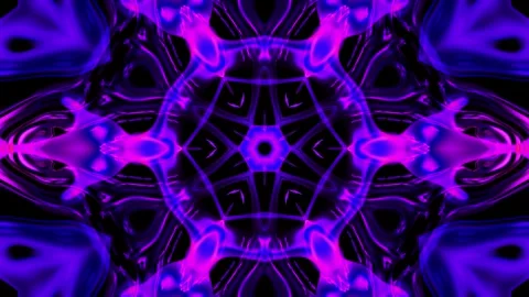 Crown Chakra Healing Loop – Violet Mandala, Energy Animation, 60s Stock Footage 304756331