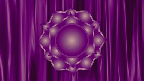 Crown Chakra Symbol Animated 스톡 동영상 140831188
