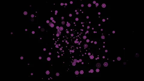 Crown chakra symbol explosion Stock Footage 142417696