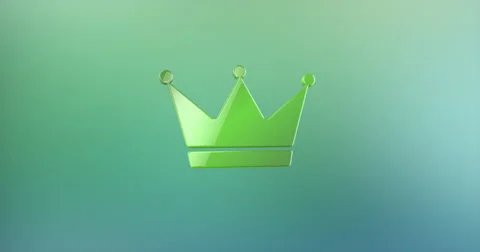 Crown Color 3d Icon Stock Footage 66781580