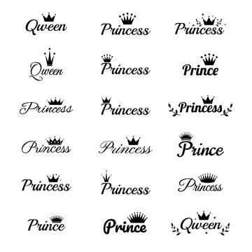 Crown Concept Logo Design Template. Stock Illustration