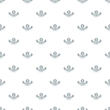 Crown decoration pattern vector seamless 스톡 일러스트