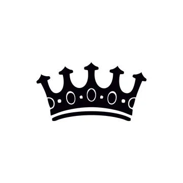 Crown of different shapes, illustration Stock Illustration