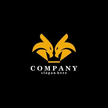Crown eagle logo design vector Stock Illustration