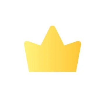 Crown flat gradient color ui icon イラスト素材