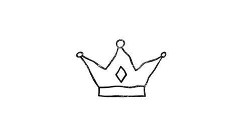 Crown icon in hand draw style. Motion graphics Stock Footage 151544038