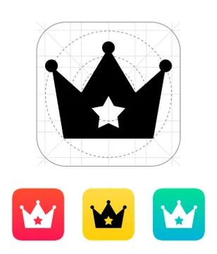 Crown icon. 스톡 일러스트