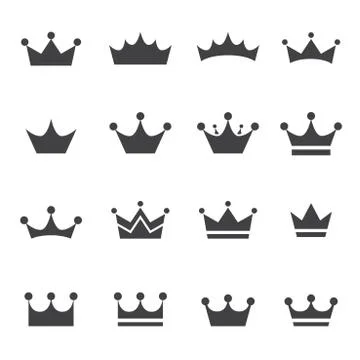 Crown icon Stock Illustration