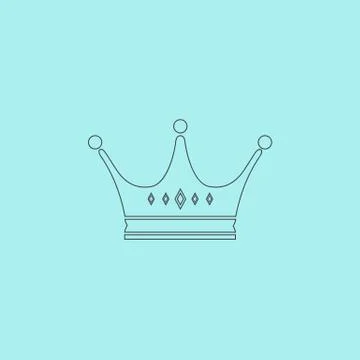 Crown icon Stock Illustration