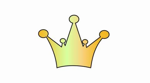 Crown Icon. Stock Illustration