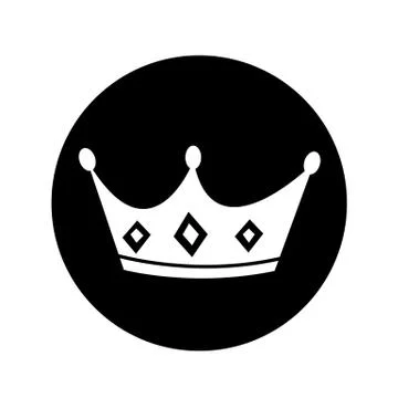 Crown icon illustration design Stock Illustration