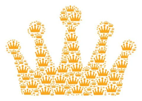 Crown Icon Shape 스톡 일러스트