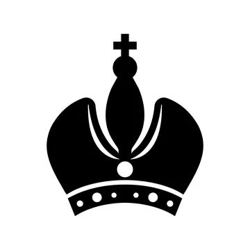 Crown Icon in trendy flat style isolated on white background. Crown symbol fo Stock Illustration