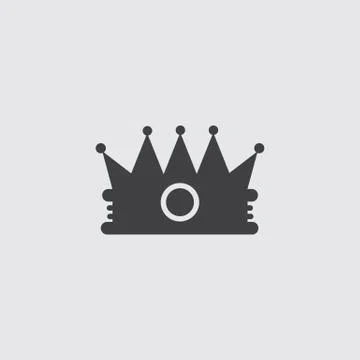 Crown icon, vector Crown icon eps10 Stock Illustration