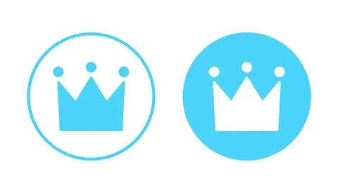 Crown icon vector. crown sign and symbol Stock Illustration