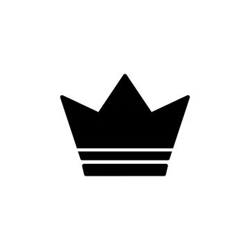 Crown Icon vector. Crown symbol for web site design, Stock Illustration