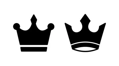 Crown Icon vector. Crown symbol for web site design, Stock Illustration