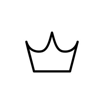 Crown icon vector. crown vector icon Stock Illustration