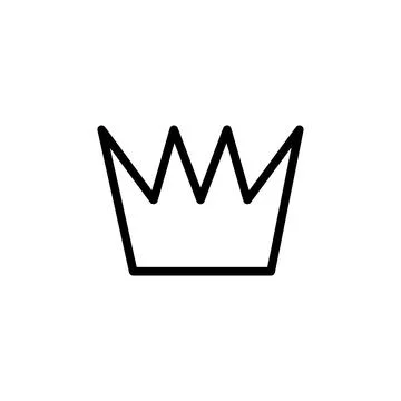 Crown icon vector. crown vector icon Stock Illustration