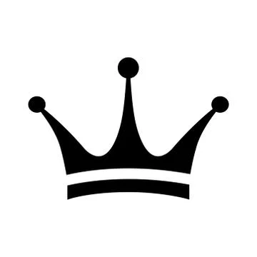 Crown icon vector design template Stock Illustration